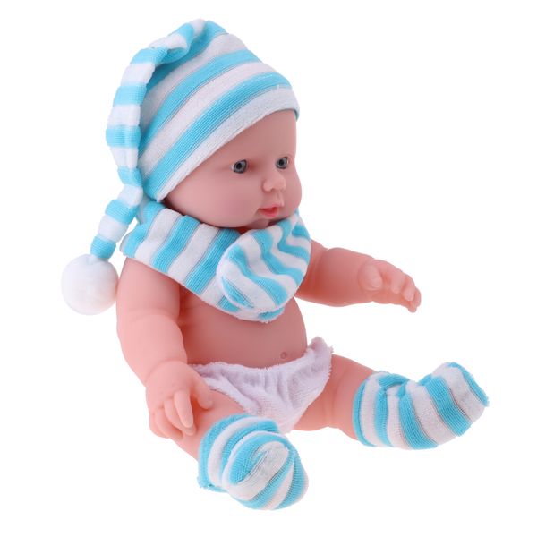 

30cm vinyl newborn baby doll kids sleeping toy practice parenting toy