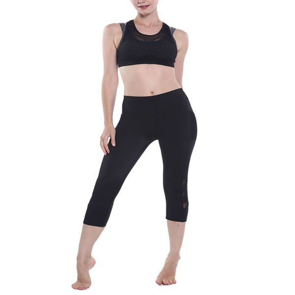 

yoga pants leggings sport women fitness gym leggings fitness mesh pants athletic women sports yoga workout, White;red