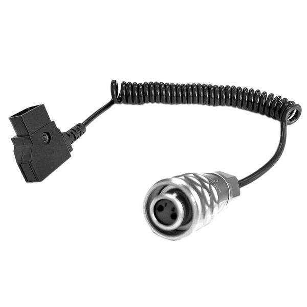 

d-tap male to weipu sf610 2pin female power coiled cable for