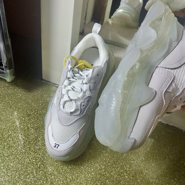 

The new european cla ic luxury tyle men 039 and women 039 hoe pure leather netting cry tal tran parent ole fa hion hoe