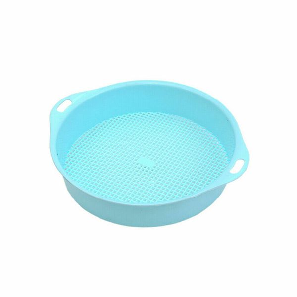 

1pcs garden sieve compost soil stone particle filtration mesh sieve w/handle