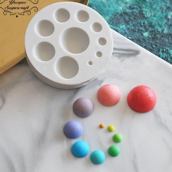 

half circle ball pearl silicone fondant cake mould sugarcraft mold fondant mold cake decorating tools chocolate mould