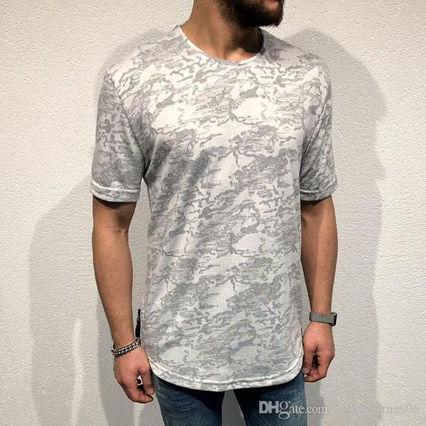 

mens summer designer casual tshirt new camouflage print fashion crew neck short sleeve loose homme tshirt, White;black