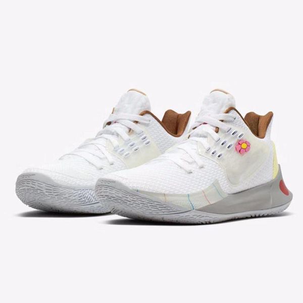 

2019 Новый Kyrie Low Sponge Bob Мужская Баскетбольная Обувь 2S Кроссовки Irving 2 Squidward Mountain Oreo Frie
