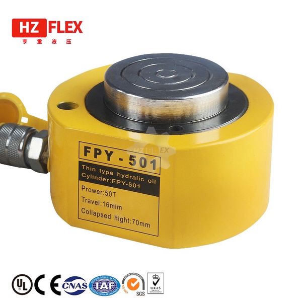 

1pcs long type hydraulic cylinder fpy-50 hydraulic jack with output of 50t