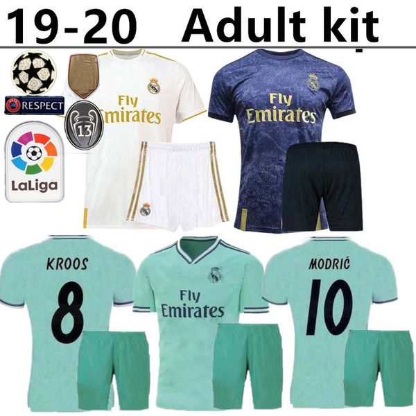 

19 20 real madrid kit occer jer ey away 2019 2020 home benzema modric i co marcelo bale a en io cami eta de futbol football hirt