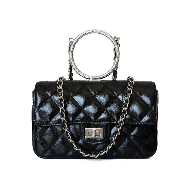 

2020 new ladies hand bags genuine leather genuine leather circle crossbody bags for women fashion shoulder bolsas feminina