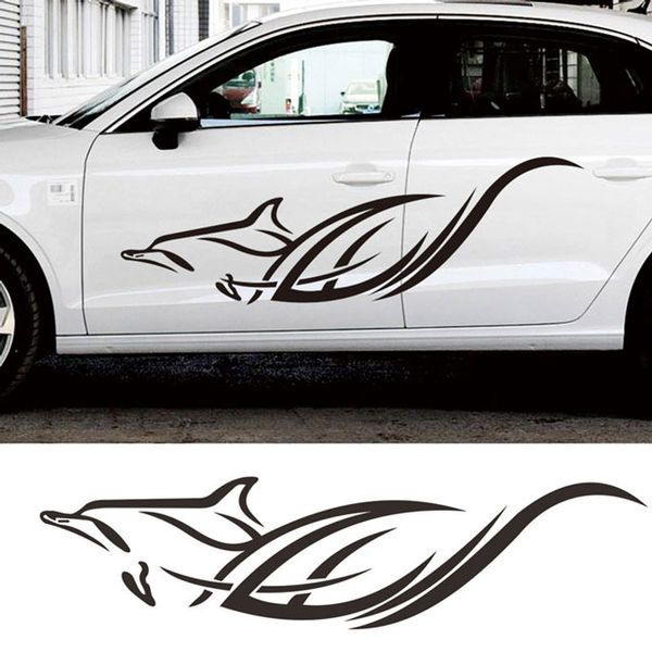 

new dolphin totem car decals creative decorative body sticker