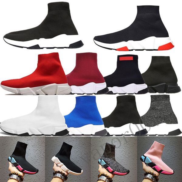 

горячая 2019 роскошный носок скоростной тренер chaussures шарп обувь zapatos мужчины hommes кроссовки женские сапоги носки кроссовки обувные, Black