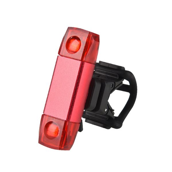 

bike taillight usb rechargeable bike warning light waterproof night riding rear light multifunctional front tail-lamp