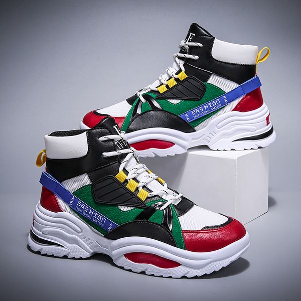 

baideng sneakers for men lace-up breathable rubber man jogging shoes outdoor running shoes 2020 zapatos hombre light sport boots