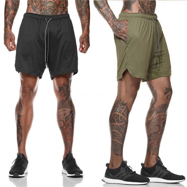 

mens summer breathable shorts swim gym sports running casual short pants #121, White;black