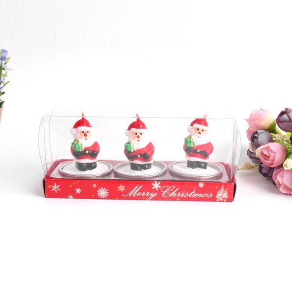 

christmas candles handmade decorative tealight christmas decorations for home santa claus/snowman tree ornaments