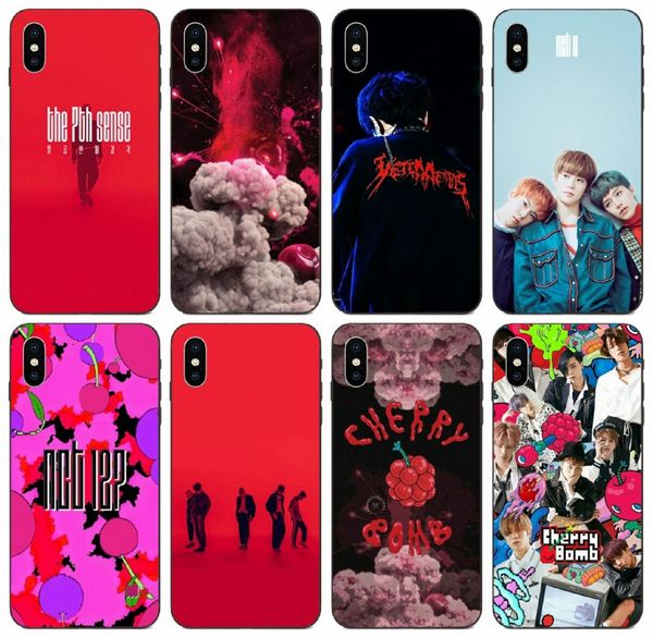 

tongtrade] painted nct kpop bands case for iphone 11 pro 8 7 6s 5s plus x xs max xr galaxy a8 a9 star pro honor 7a pro redmi note 7 case