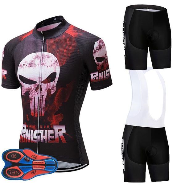 

2020 pinisher uci team cycling jersey 9d gel pad bike shorts set mtb mens summer ropa ciclismo cycling wear pro bicycle maillot culotte, Black;red