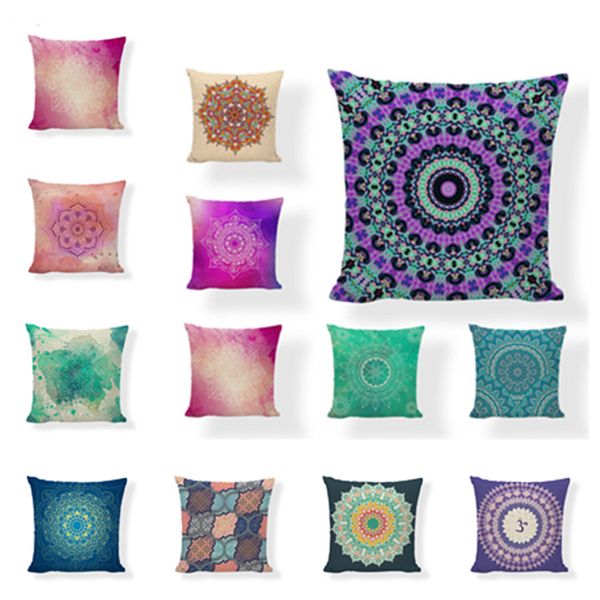 Fashion Abstract Geometry Pillow Case For Sofa Bed Waist Cushion