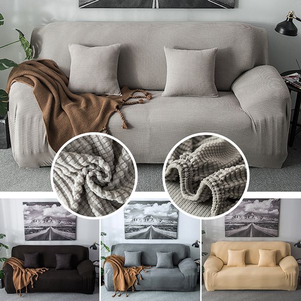 

thick velvet sectional sofa covers for living room 3 seater elastic sofa couch cover home decor stretch covers slipcovers