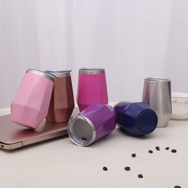 

vacuum cup insulated double wall 304 stainless steel mugs vehicle-mounted water bottle 6 colors can pick