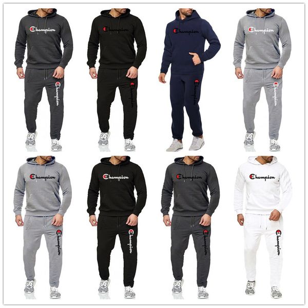 champion 2 piece sweatsuit mens