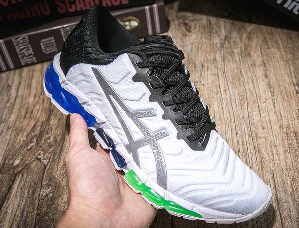 

2020 latest quality 1.1 gel-quantum 360 5 youth mens new running cushioning shoes white black red piedmont grey brand luxury design sneakers