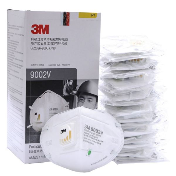 

3m kn95 mask 9501 9502 9541 9542 9001v ffp2 masks with breath valve anti dust protective dustproof pm2.5 protective masks