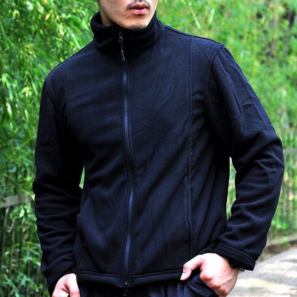 

tactical fleece men jacket us army tactical skin jacket winter men outerwear sportwear clothes hiking gear, Blue;black