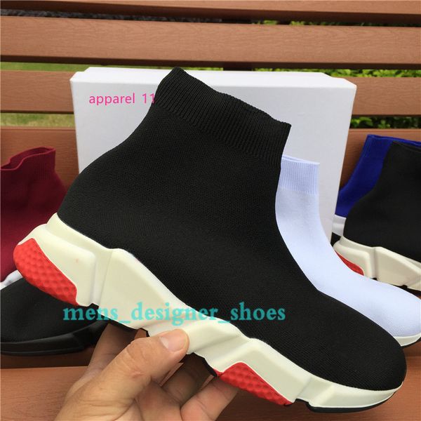 

speed trainer luxury designer mens womens casual shoes black white red grey royal prune eye fashion high socks shoes us 5.5-11