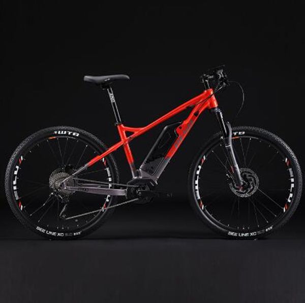 

27.5inch xc mountain ebike 350w mid -motor smart electric mountian bicycle pesu e-bike 500wh lithium battery max speed 50km/h