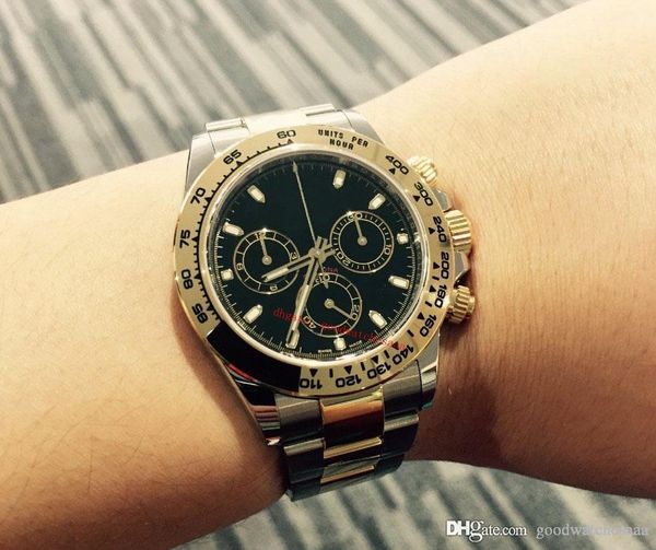 

8 colors 7750 luxury 2019 40mm 116500 116503 116506 116520 116509 116610 116506 cosmograph stainless steel mechanical automatic men's w, Slivery;brown