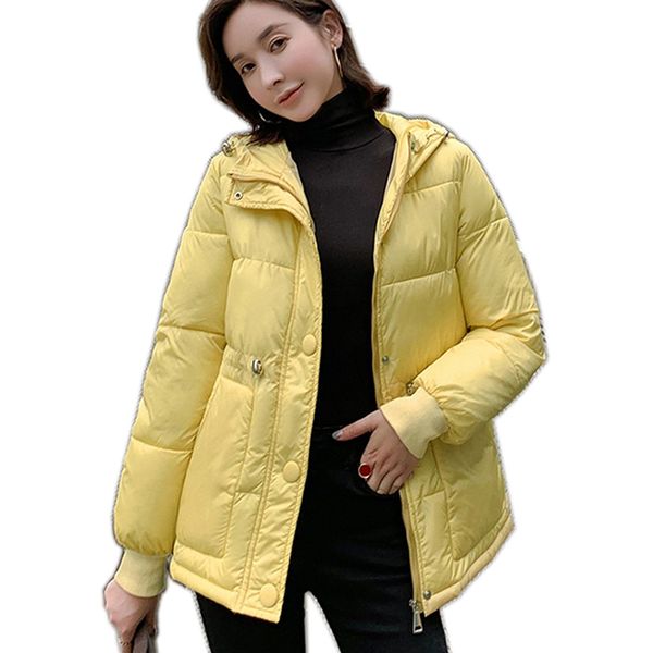 

autumn winter warm thick coats women jackets new fashion hooded casual cotton parka female outerwear coats female casual jacket, Black