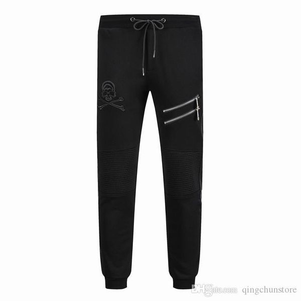 

2021 new fashion autumn winter slim elastic stretch black street trousers casual pants size m-3xl