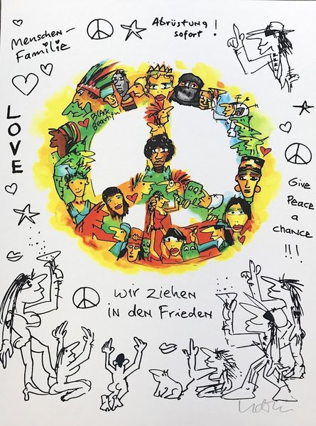 

удо линденберг wir ziehen в логово фриден home decor расписанную hd печати картина маслом на холсте wall art canvas картинки 200223