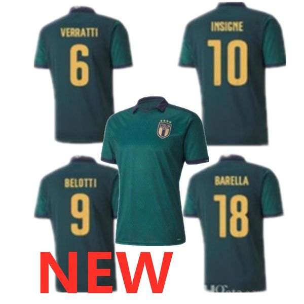 

2019 2020 ITALY soccer jersey INSIGNE Renaissance BONUCCI football shirt CHIELLINI BERNARDESCHI BELOTTI SENSI BARELLA Third
