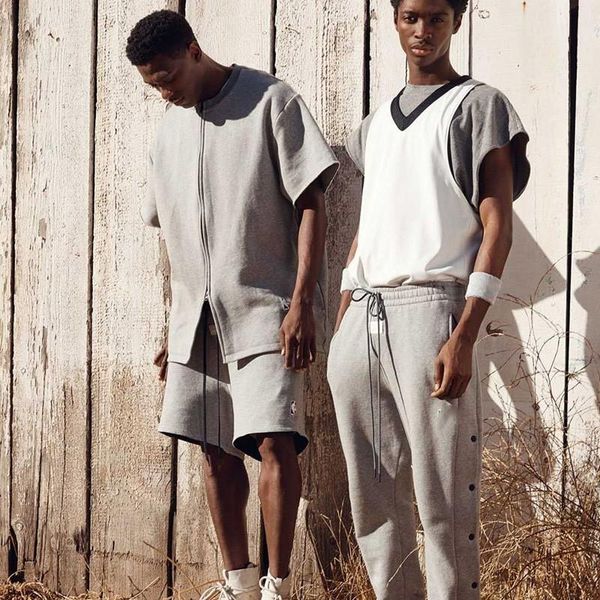 

новый туман страх божий сочлененный серый бейсбол куртка мужчины женщины пара спорт джерри же короткий рукав мода тройник hfssjk162, Black;brown