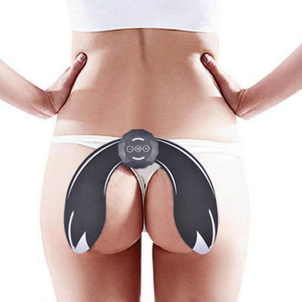 

rechargable hip trainer buttocks slimming sculpting body shaping fitness equipment massager loss weight vibrate gym exercise
