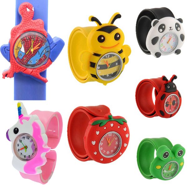 

Детский день рождественский подарок дети дети мальчики девочки прекрасный милый мультфильм животных оснастки пощечину часы моды студенты день рождения часы