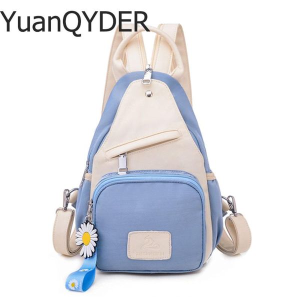 

women backpack oxford school bags for teenagers girls fashion travel bookbag mochila panelled bagpack