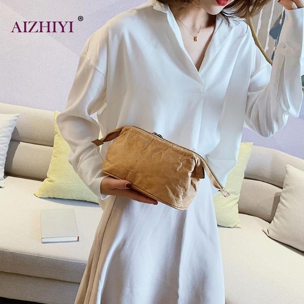 

solid color eco-friendly zipper clutch women money phone pouch makeup bags