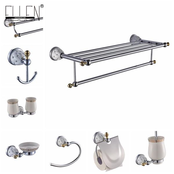 

wall mounted bathroom accessories set towel shelf towel holder toilet paper holder soap soap dispenser eky5100