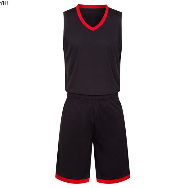 

2019 new blank basketball jerseys printed logo mens size s-xxl price fast shipping good quality black red br0002nq
