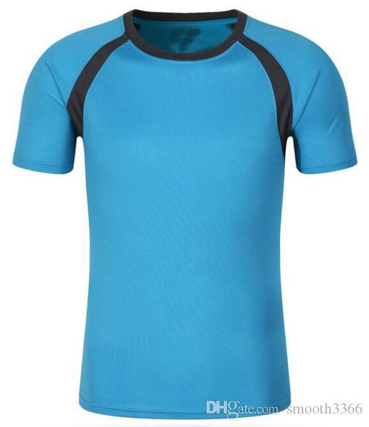 

1000 2019 men's tight clothes running short-sleeved quick-drying t-shirt, Black;blue