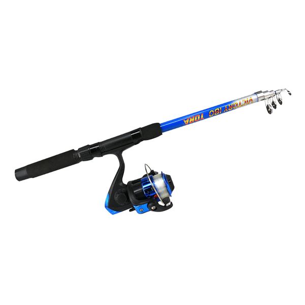 

ultralight retractable 1.8m length sea fishing set fishing gear accessories