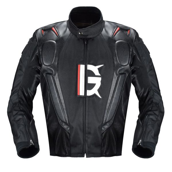 

motorcycle jacket for men - motorbike racing biker riding breathable armored body protector with 7 in 1 protection gear