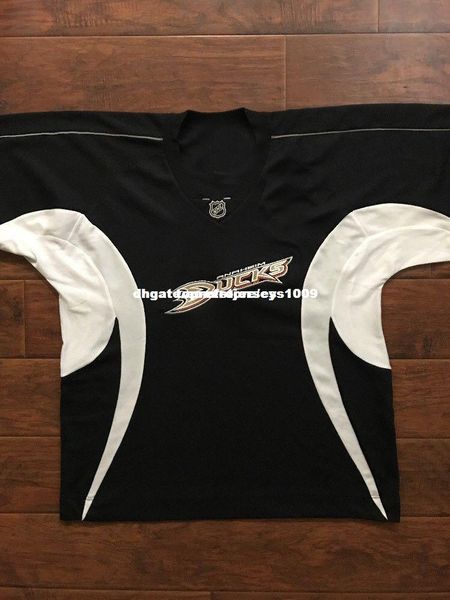 

custom ccm anaheim mighty ducks black jersey mens personalized stitching jerseys, Black;red