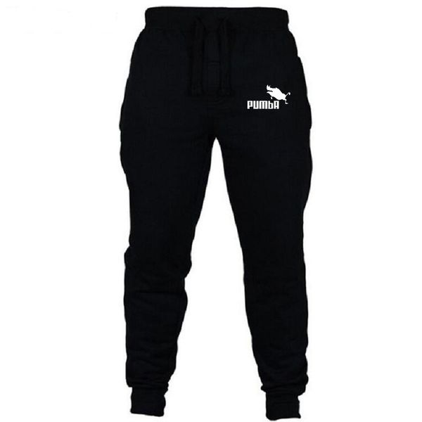 

brand print logo gyms men pantalon joggers men sweatpantscasual joggers homme trousers sporting clothing bodybuilding pantsre, Black