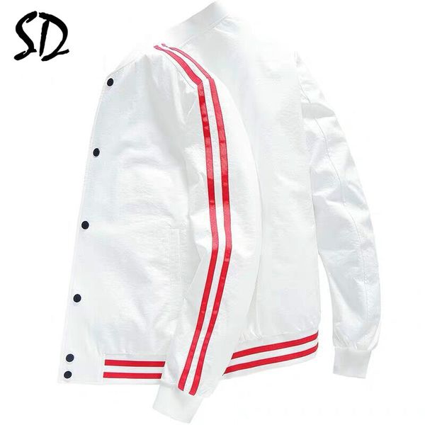 

bomber jacket men pattern clothes male loose coat korean trend handsome student leisure cardigan jacket men windbreaker, Black;brown
