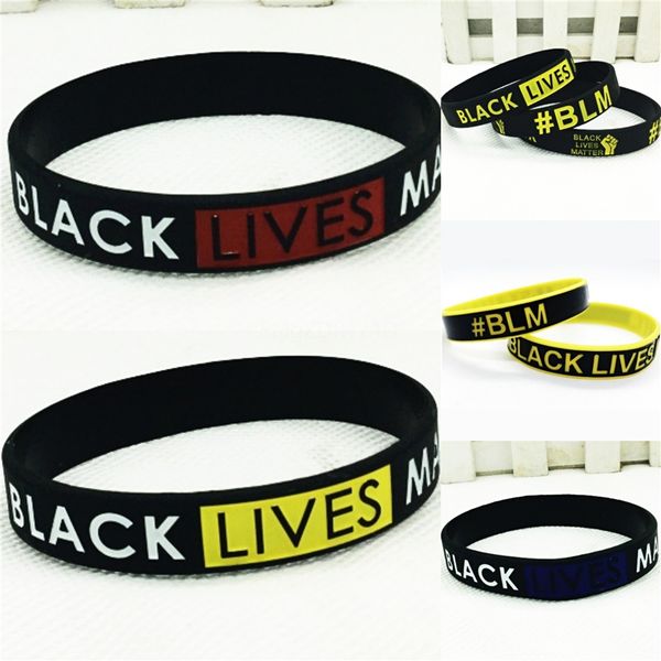 

black lives matterpower ionics fashion black blue white titanium ion health bracelet wristband pt060 sh190925 #39550