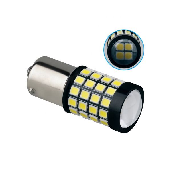 

2pcs/lot 1156 ba15s 48smd 2835 4smd 3030 motorcycle led turn signal light indicator lamp