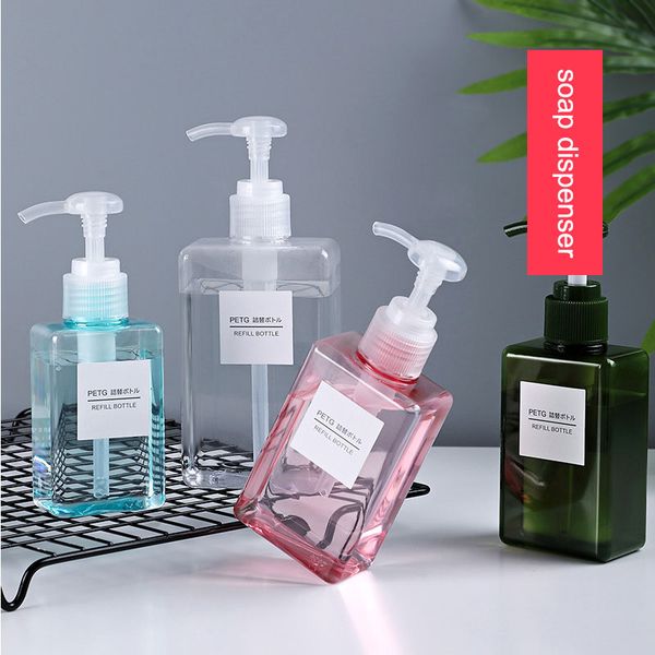 

liquid soap dispenser 100ml multicolor press type portable hand sanitizer bottle shower gel small bottle shampoo travel sub-bottle pz0101
