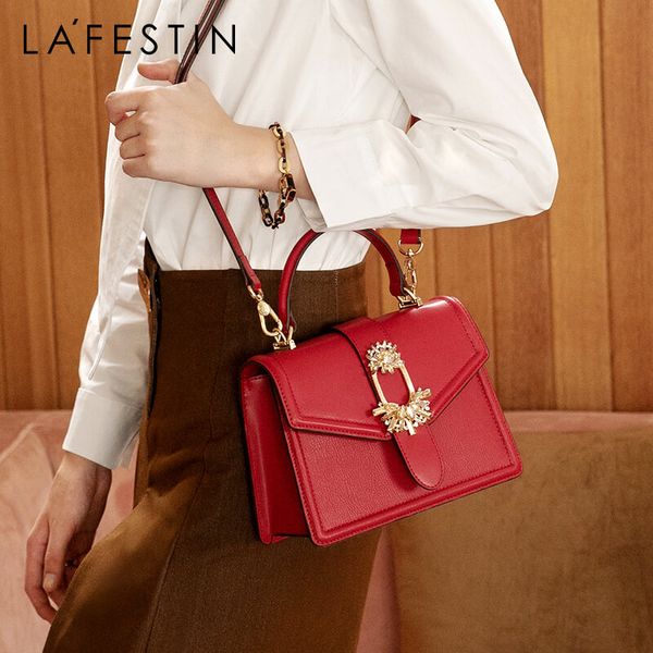 

lafestin brand women bag 2019 autumn and winter new light luxury fashion large capacity handbag shoulder messenger bag